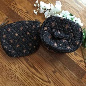 VERA BRADLEY Cosmetic Bags (2 pc) -Retired